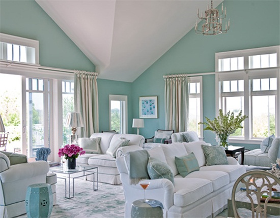 Living Room Blue Accent Paint Colors